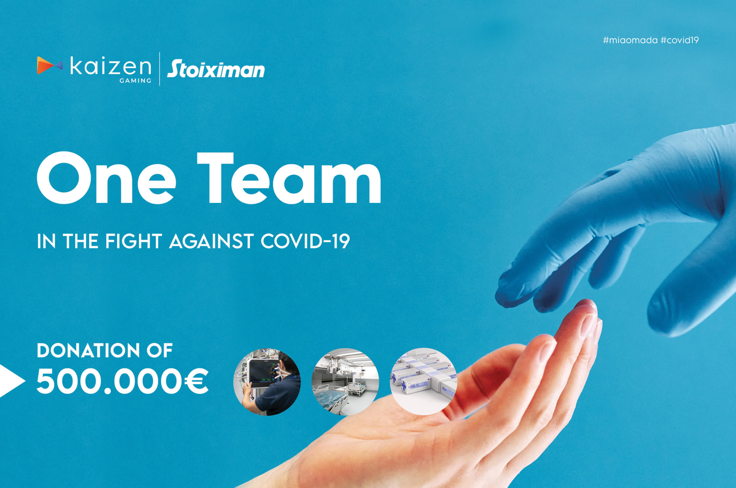 Kaizen Gaming (Stoiximan) supports the Greek National Health System with portable Intensive Care Units worth 500,000€